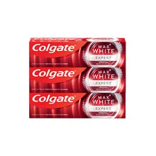 Colgate Whitening toothpaste Max White Expert Original 3 x 75 ml thumbnail 3