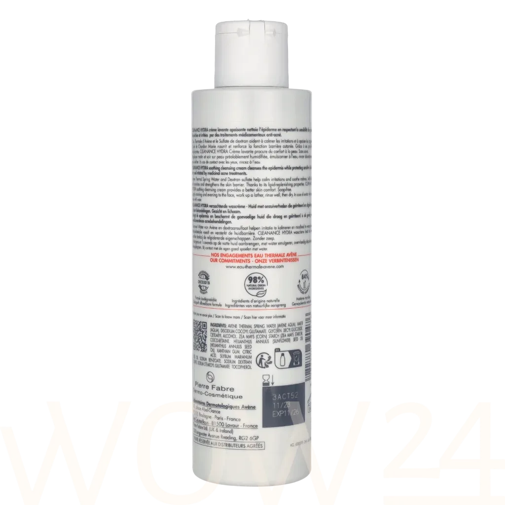 Avene Avene Cleanance Hydra Soothing Cleansing Cream thumbnail 3