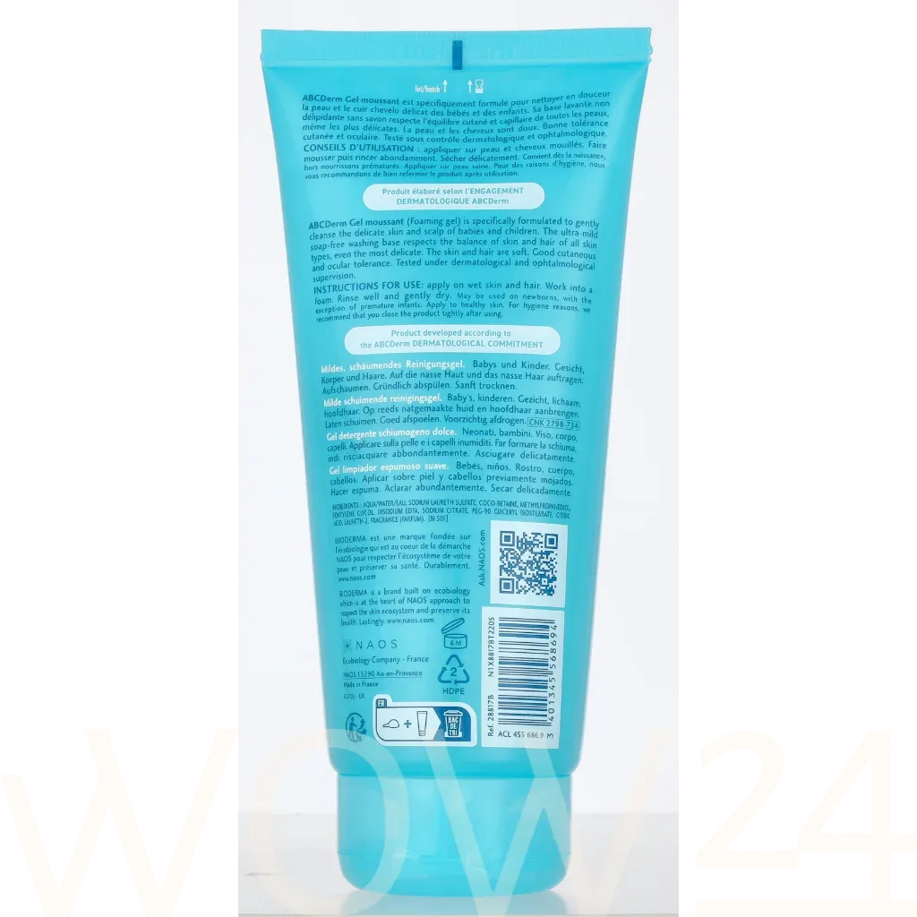 BIODERMA Abcderm gel moussant thumbnail 3