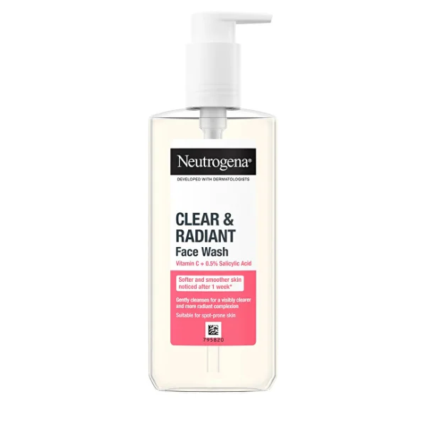 Clear & radiant face wash