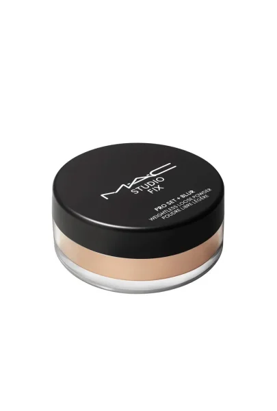 Mac studio fix pro set + blur weightless loose powder dark 6,