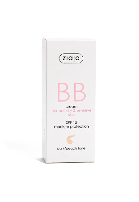Ziaja BB krém pro normální, suchou a citlivou pleť SPF 15 Dark/Peach Tone (BB Cream) 50 ml thumbnail 2