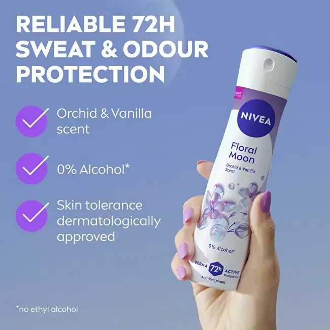 Nivea Antiperspirant spray Floral Moon Anti-Perspirant 150 ml thumbnail 2