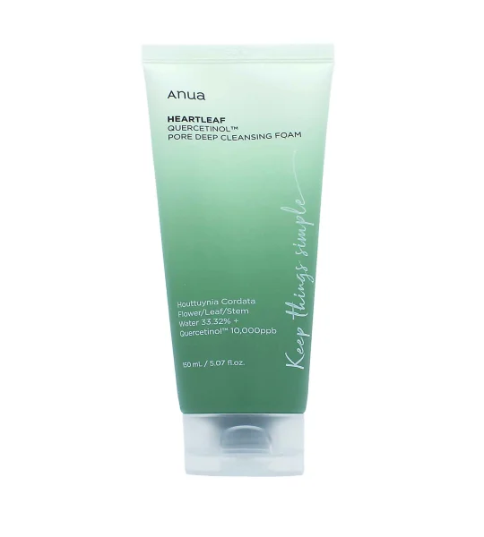 Heartleaf quercetinol pore deep cleansing foam