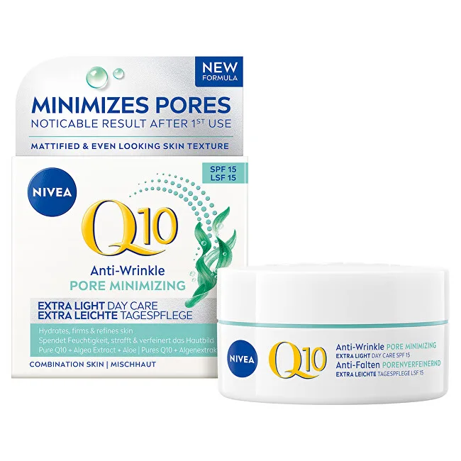 Nivea Day Cream SPF 15 Q10 Anti-Wrinkle Pore Minimizing (Day Care) 50 ml thumbnail 8