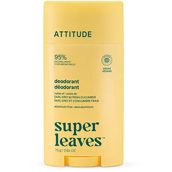Attitude Natural deodorant Super leaves Earl Grey & Cucumber 75 g thumbnail 2
