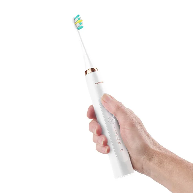 Concept "v" design Sonic toothbrush with travel case Perfect Smile white ZK7010 thumbnail 2