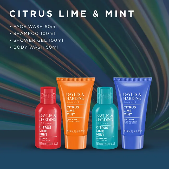 Baylis & Harding Citrus, Lime & Mint Body and Hair Care Gift Set 4 pcs thumbnail 3