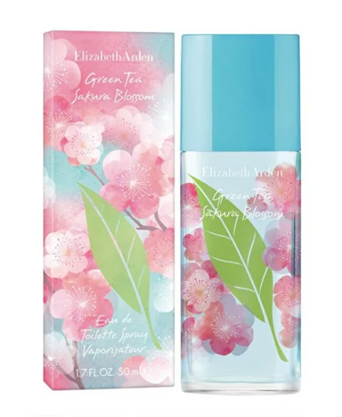 Green tea sakura blossom