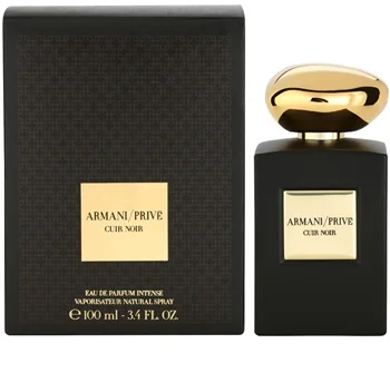 Armani prive cuir noir