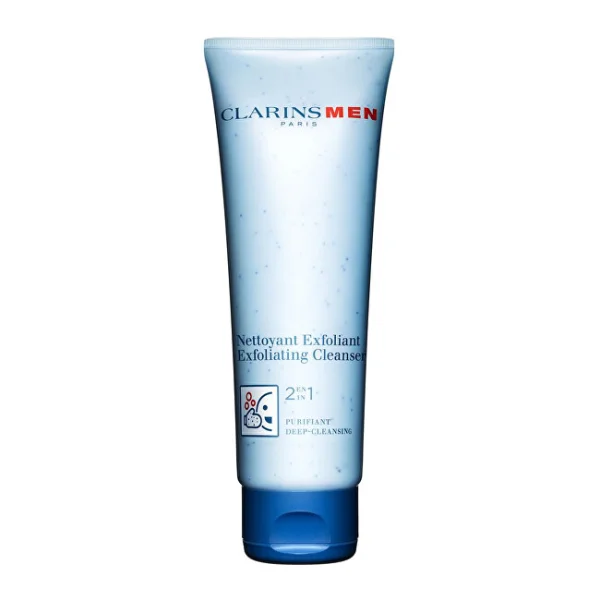 Men exfoliating cleanser 2in1