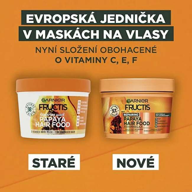 Garnier Fructis Hair Food Papaya Repairing Mask thumbnail 2