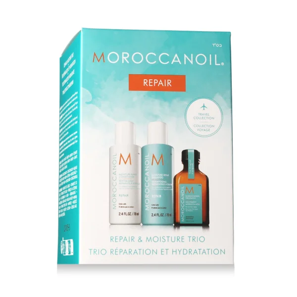 Hair moisture repair trio shampoo 70ml + conditioner 70ml + treatment