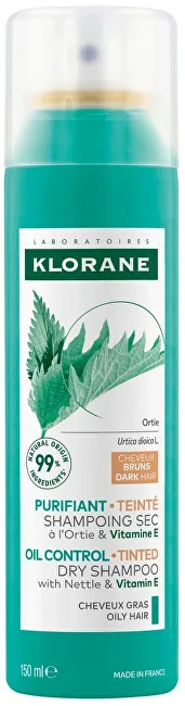 Klorane Klorane, Nettle, Contains Vitamin E, Hair Colour Shampoo, For Dark Hair, 150 ml thumbnail 2