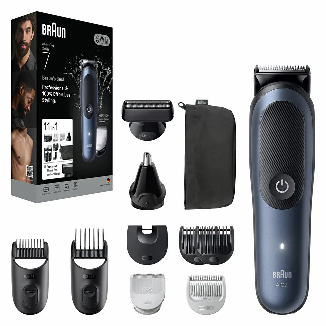 Braun Multifunctional trimmer 11 in 1 Series 7 AIO7540 Dark Blue thumbnail 8