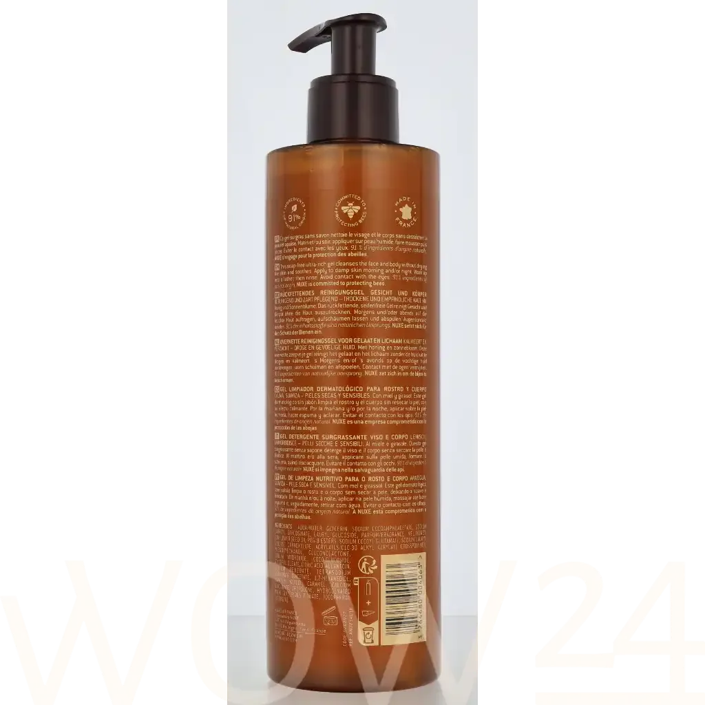 Nuxe Reve de Miel Face And Body Ultra-Rich Cleansing Gel thumbnail 3