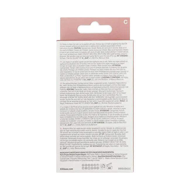 Kiss Bare-But-Better Gel Nails 28 pcs thumbnail 5