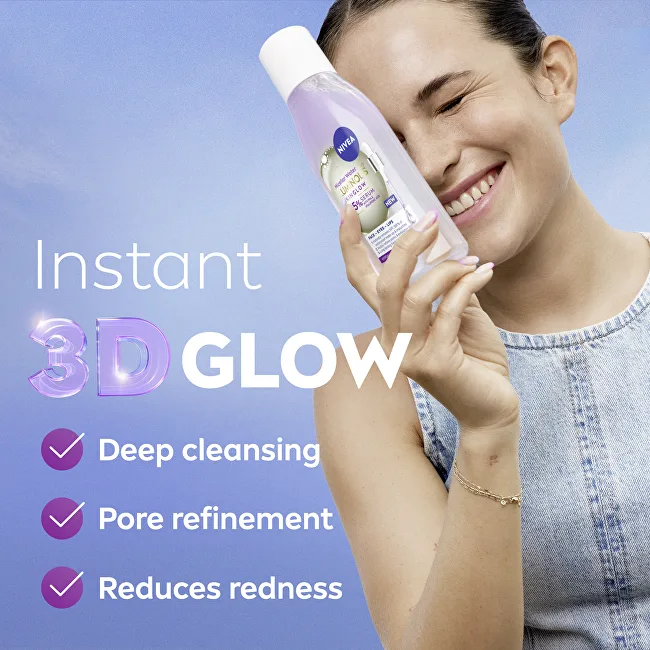Nivea Luminous Skin Glow Micellar Water 400 ml thumbnail 3