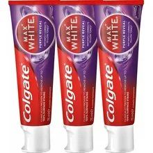 Colgate Toothpaste Max White Purple Trio 3 x thumbnail 2