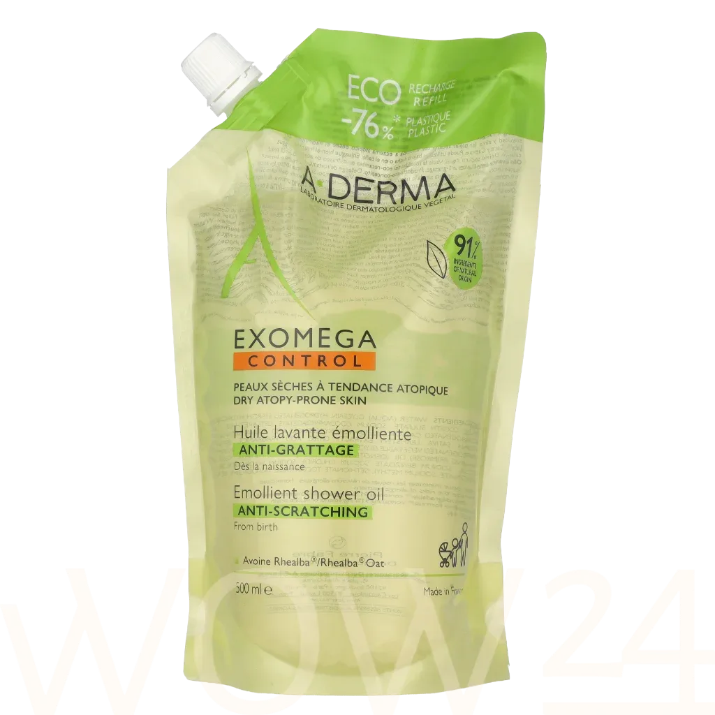 A-Derma A-Derma Exomega Control Emollient Shower Oil - Refill thumbnail 4
