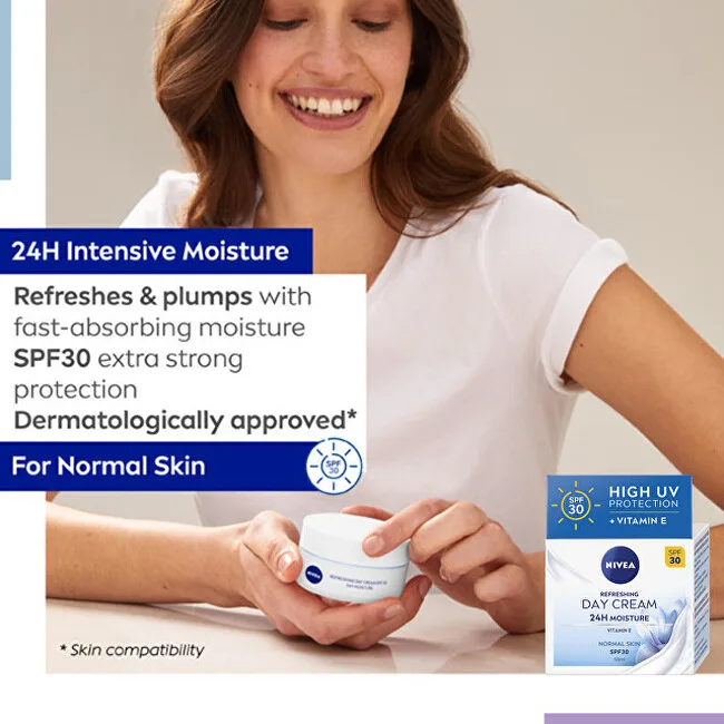 Nivea Moisturizing Day Cream SPF 30 Essential (Refreshing Day Cream) 50 ml thumbnail 6