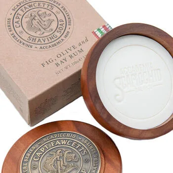 Captain Fawcett Shaving soap in a wooden box xScapicchio (Shaving Soap) 110 g thumbnail 4