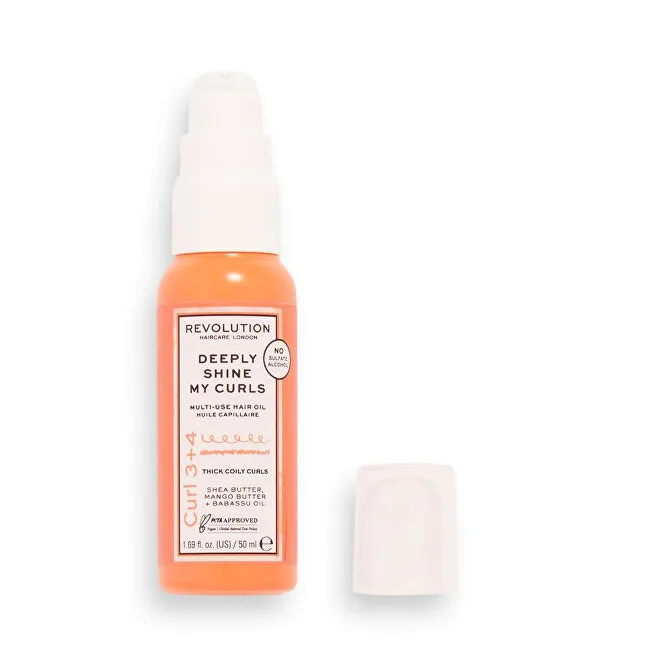 Revolution Curl 3+4 Deeply Shine My Curls Multi-Use Hair Oil thumbnail 2