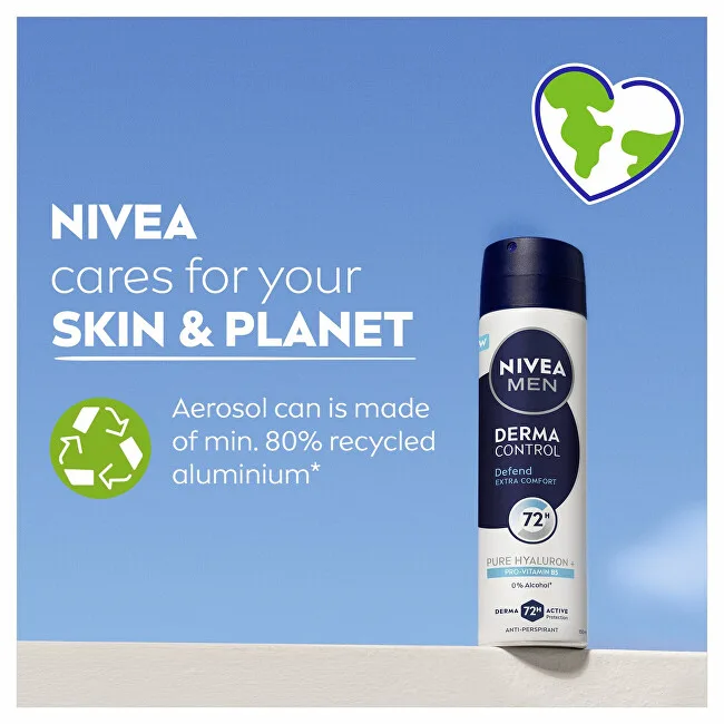 Nivea Antiperspirant spray Men Derma Control Defend (Antiperspirant) 150 ml thumbnail 8
