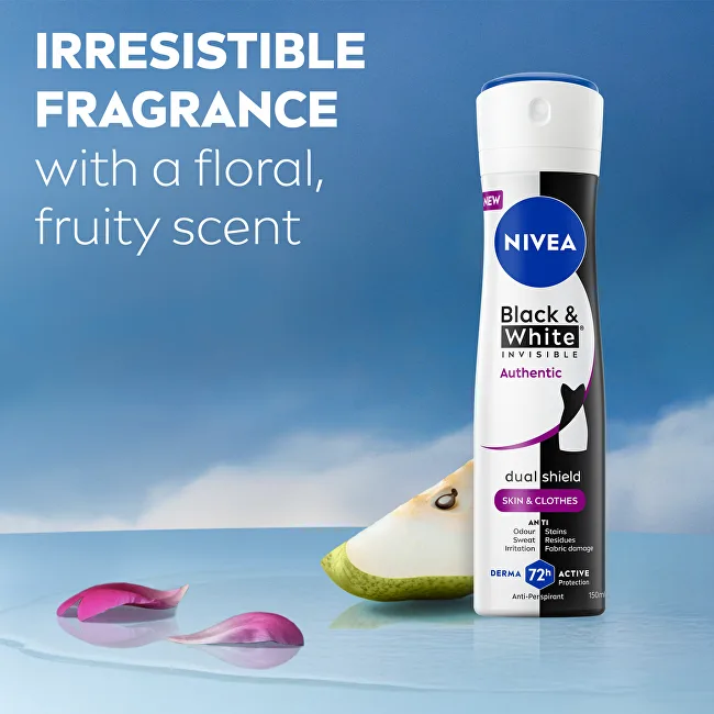 Nivea Antiperspirant spray B&W Authentic Anti-Perspirant 150 ml thumbnail 4