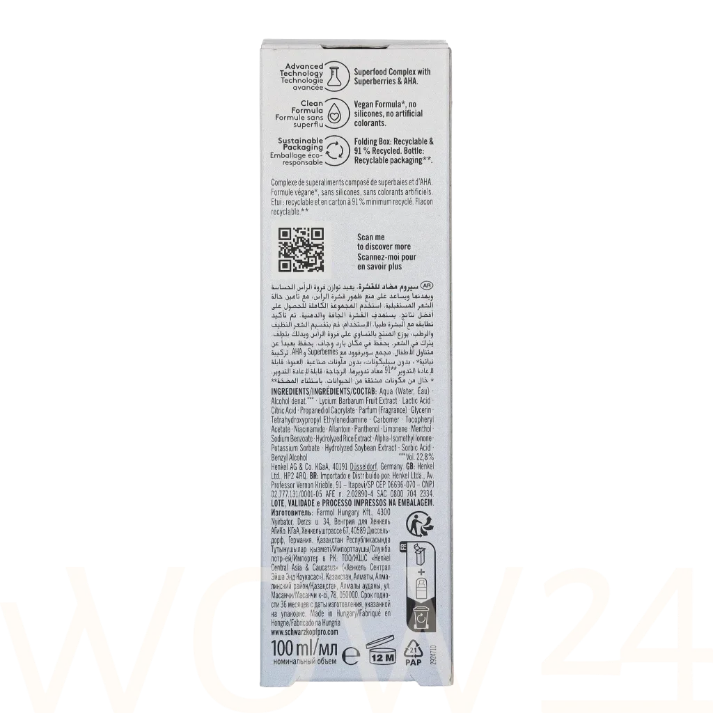 Schwarzkopf  Schwarzkopf Bonacure Clean Performance Anti-Dandruff Serum thumbnail 3