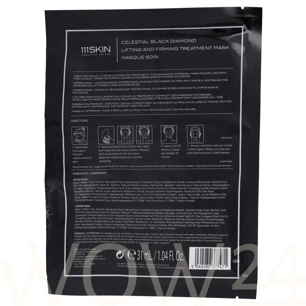 111skin 111SKIN Celestial Black Diamond L.&F. Treatment Mask - Face thumbnail 3