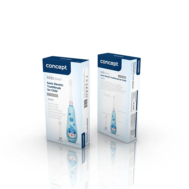 Concept "v" design Sonic children´s toothbrush 1-5 years blue ZK3020 thumbnail 6