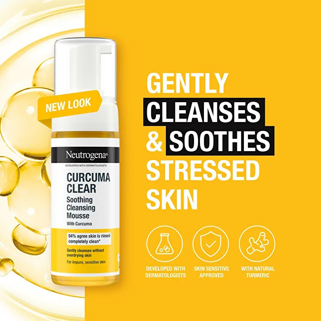 Neutrogena Curcuma Clear Cleansing Mousse thumbnail 2