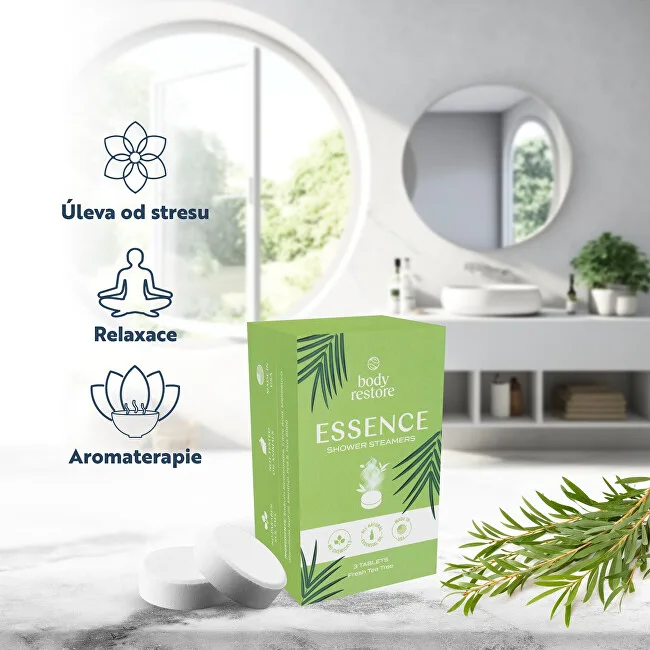 Body Restore Fresh Tea Tree Shower Steamers aromatic tablet set 3 pcs thumbnail 7