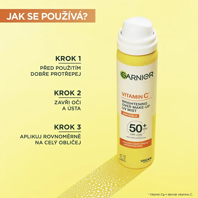 Garnier Vitamin C Brightening Over Make-Up UV Mist thumbnail 5
