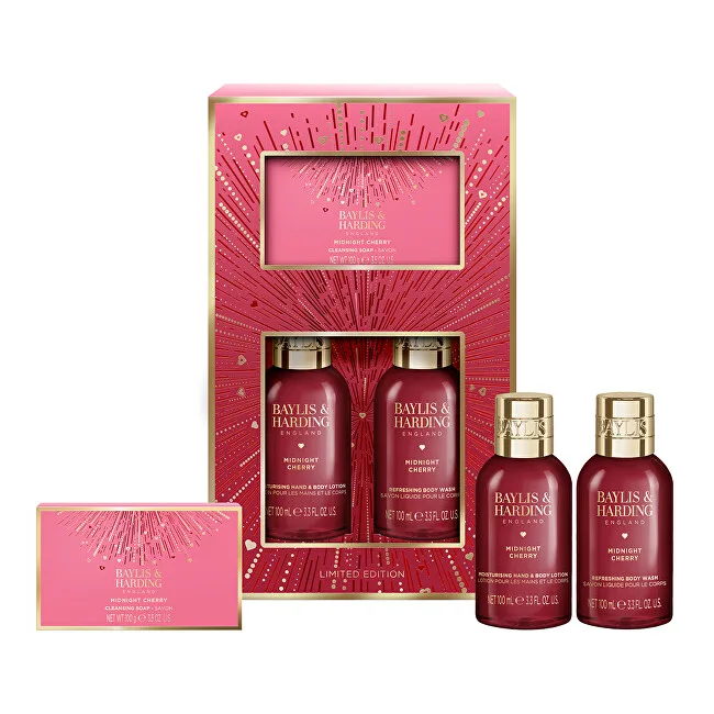 Baylis & Harding Midnight Cherry Gift Set 3 pcs thumbnail 2