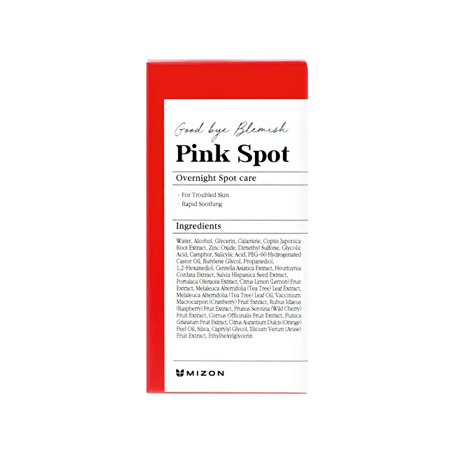 Mizon Pink Spot Good Bye Blemish (Overnight Spot Care ) Night Serum 19 ml thumbnail 6