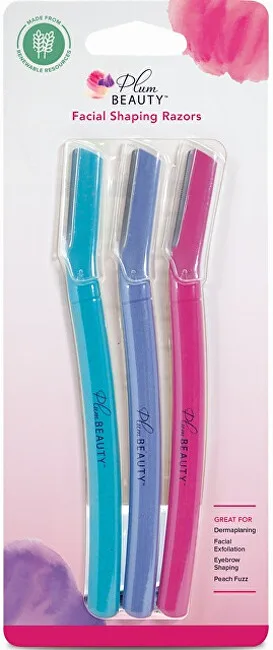 PlumBeauty Plumbeauty Facial Shaping Razors - Holicí strojek na obličej a obočí thumbnail 3