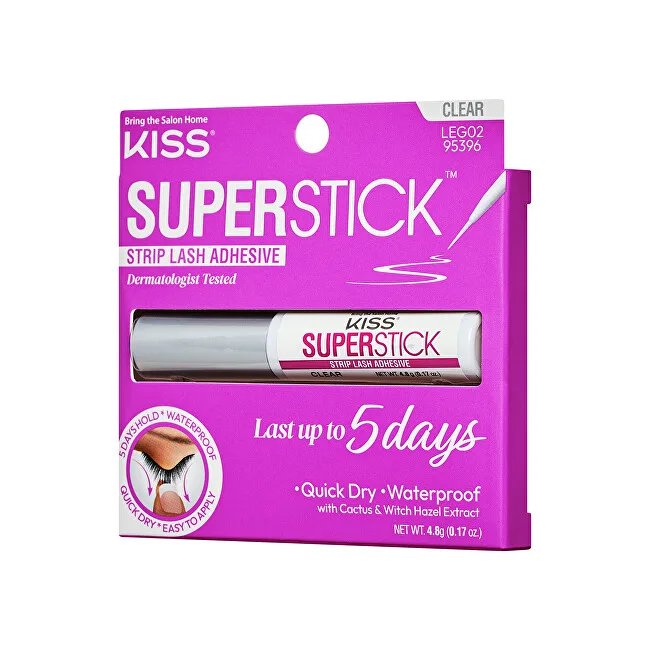 Kiss Super Stick 5-Day Extended Wear (Strip Lash Adhesive) 4.8g Clear thumbnail 6
