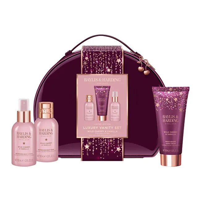 Baylis & Harding Gift set in a cosmetic bag Wild Cherry & Vanilla 3 pcs thumbnail 2