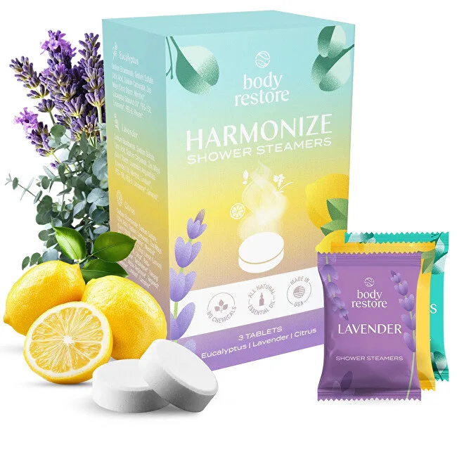 Body Restore Set of aroma tablets for the shower Harmonize Shower Steamers 3 pcs thumbnail 2