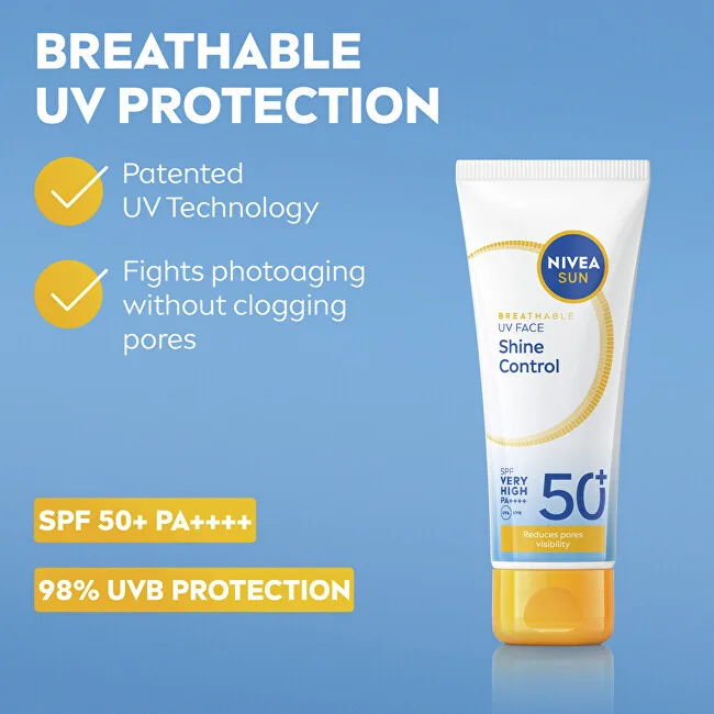 Nivea Protective face cream Shine Control SPF 50+ 40 ml thumbnail 4