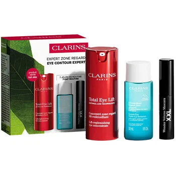 Clarins Set Clarins: Total Eye, Lift, Day, Eye Serum, 15 ml + Instant Eye, Makeup Remover Lotion, 30 ml + Wonder Volume, Volumising, Mascara, Black, 3 ml *Miniature thumbnail 4