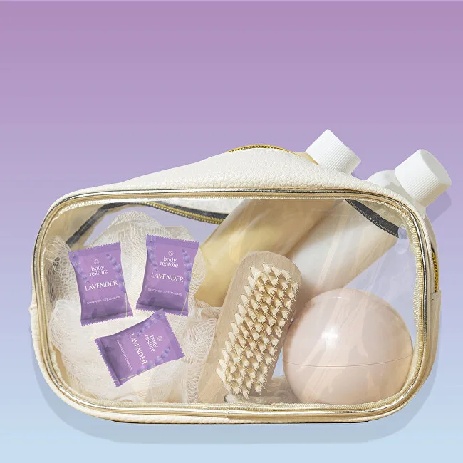 Body Restore Set of aromatic tablets for the shower Lavender Shower Steamers 3 pcs thumbnail 6