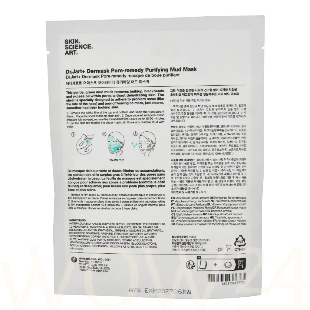 Dr. Jart+ Dr. Jart+ Dermask Pore·Remedy Purifying Mud Mask thumbnail 3