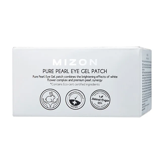 Mizon Premium eye hydrogel mask with white pearl and diamond for wrinkles and skin lightening Pure Pearl (Eye Gel Patch) 60 pcs x 1.4 g thumbnail 6