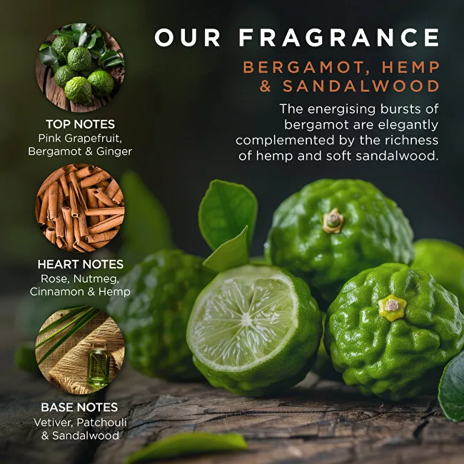 Baylis & Harding Men's shower gel Bergamot, Hemp & Sandalwood thumbnail 2
