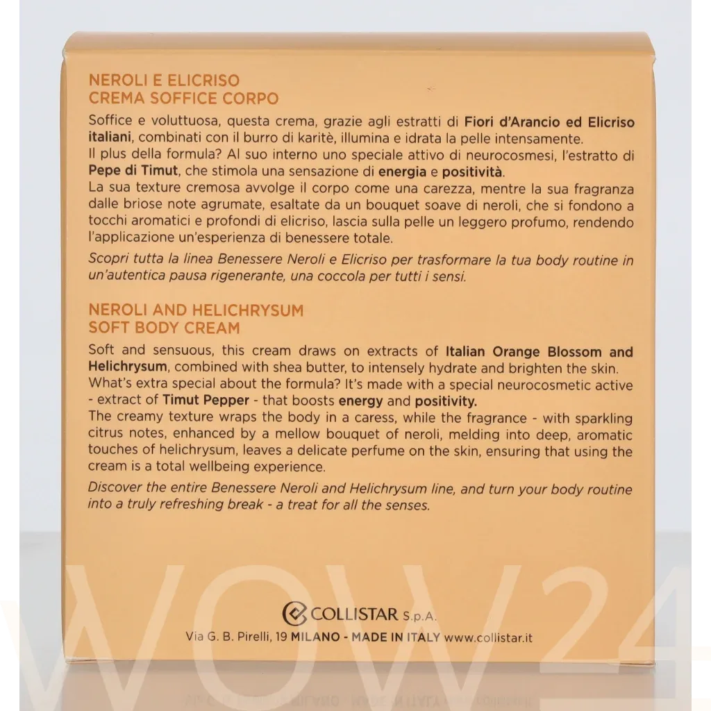 Collistar Benessere Neroli and Helichrysum thumbnail 3