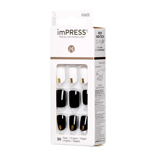 Kiss Kiss Self-adhesive nails imPRESS Nails Midnight Drive 30 pcs thumbnail 2