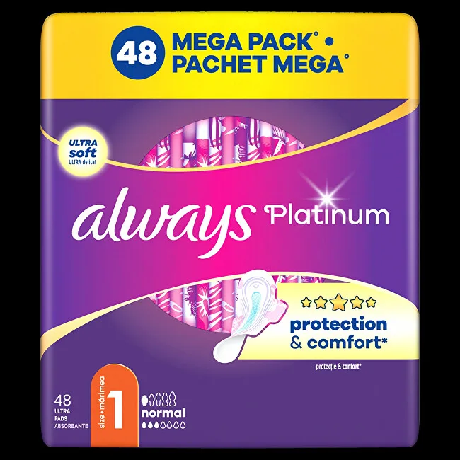 Always Platinum Normal sanitary napkins 48 pcs thumbnail 7